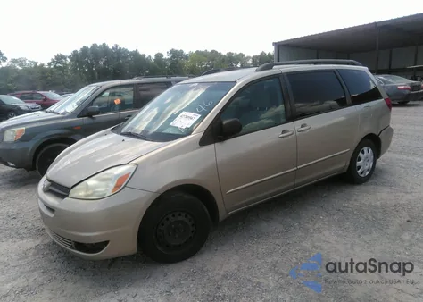 2004 Toyota Sienna Le из США, поврежденный, VIN 5TDZA23C24S161846